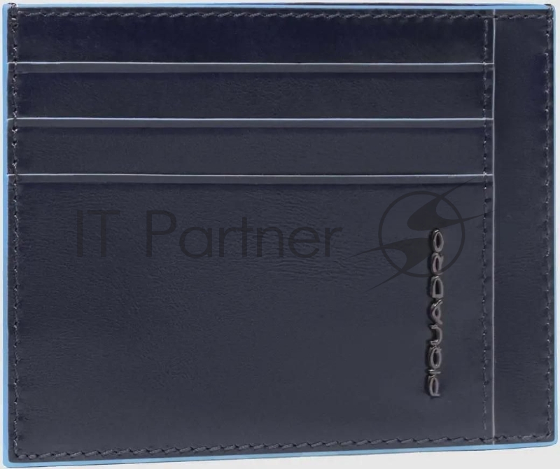 Картхолдер Piquadro Blue Square PP2762B2R/BLU2 синий, натуральная кожа