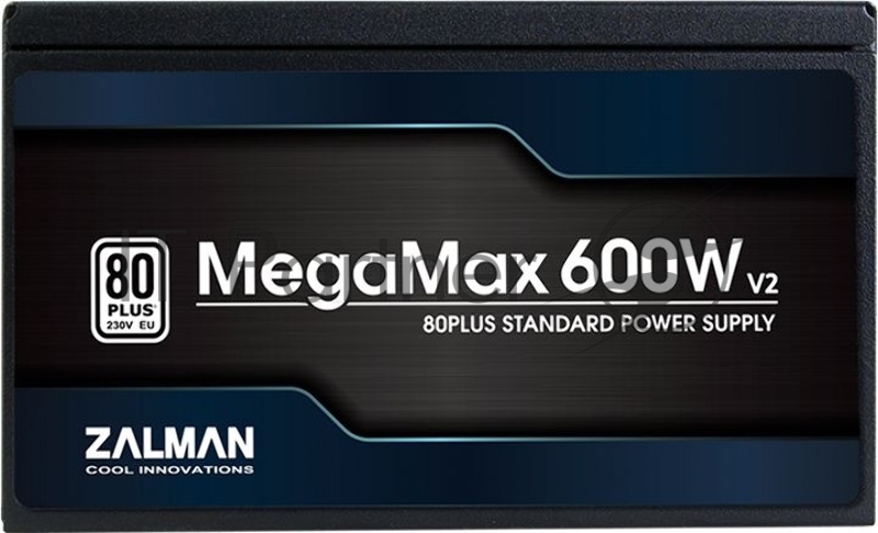 Блок питания Zalman ZM600-TXII V2 Retail, 600Вт, 80 PLUS, 120мм, черный