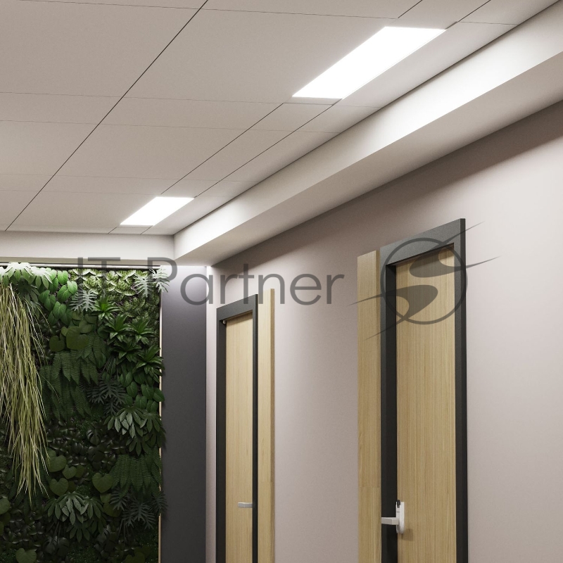 Светильник линейный Gauss WLF-1 50W 4550lm 6500K 185-265V IP20 1492x75x25мм алюминий LED 1/20