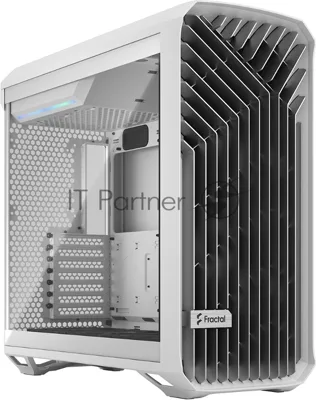 Компьютерный корпус Fractal Design Torrent белый TG Clear Tint / E-ATX, TG, 2x3.5, 4x2.5, 7xPCI, 1xUSB-C, 2xUSB 3.0 / 2x180мм, 3x140мм fans inc. / FD-C-TOR1A-03