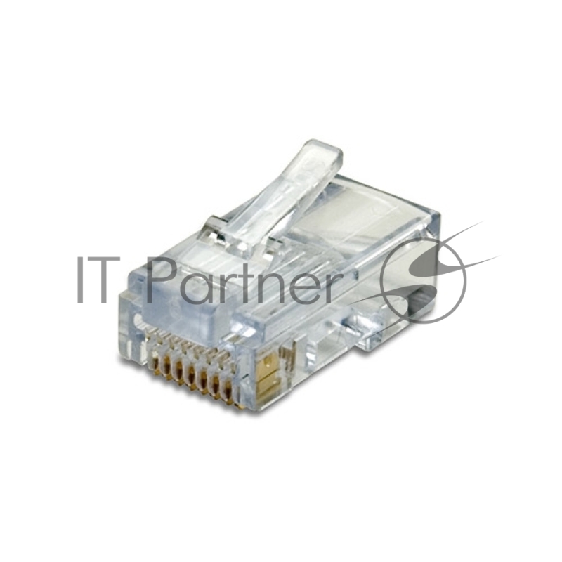 Коннектор RJ-45 Кат.5 (V) (8P8C) ExeGate под одножильный кабель (100 шт)