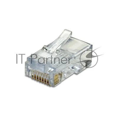 Коннектор RJ-45 Кат.5 (V) (8P8C) ExeGate под одножильный кабель (100 шт)