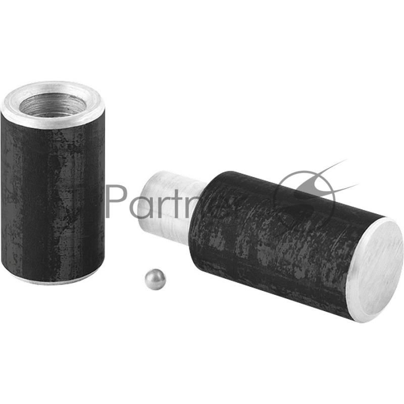 Петля Сибртех гаражная с шаром d 28, 120мм,4 шт.