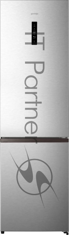 Холодильник Gorenje NRK620FAXL4 серый двухкамерный 238/86л морозилка снизу, No Frost