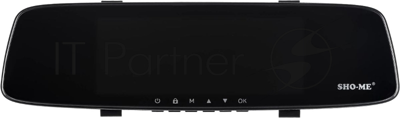 Видеорегистратор Sho-Me Combo Mirror WiFi Duo, 1920x1080, 7", с камерой заднего вида, GPS/ГЛОНАСС, Wi-Fi, G-сенсор, датчик движения, GPS-информатор