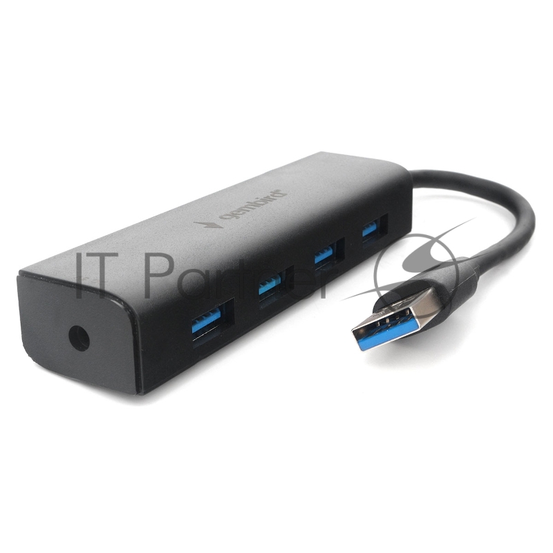 USB-концентратор Gembird UHB-C354, USB 3.0, USB 4 порта, USB с доп питанием