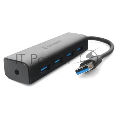USB-концентратор Gembird UHB-C354, USB 3.0, USB 4 порта, USB с доп питанием