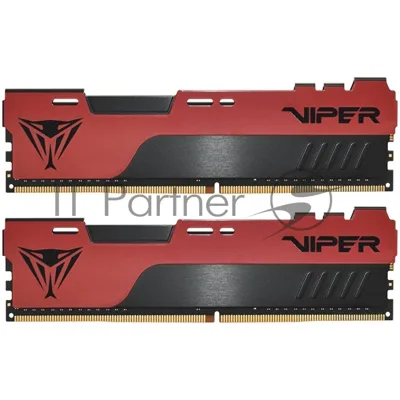 Оперативная память Patriot Viper Elite II, DDR4, 32GB (1x32 GB), 3600 MHz, CL20, DIMM, радиатор, красный, черный