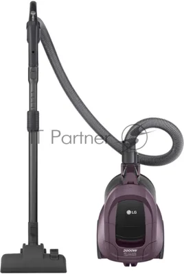 Пылесос LG VC5420NHTCW фиолетовый/черный, 380/2000 Вт, уборка сухая, пылесборник контейнер 1.3 л