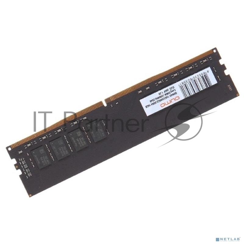 Оперативная память Qumo, DDR4, 16GB (1x16GB), 3200MHz, CL22, DIMM