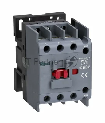 Контактор 32А 220В/230В АС3 АС4 1НО КМ-102 DEKraft