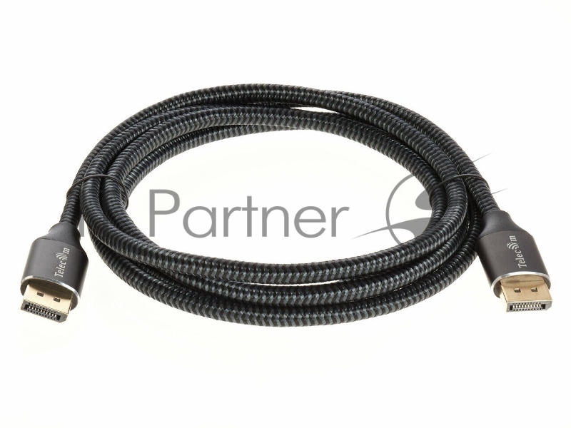 Кабель соединительный DP-DP 1.4V 8K@60Hz 2м, Telecom Pro TCG750-2M
