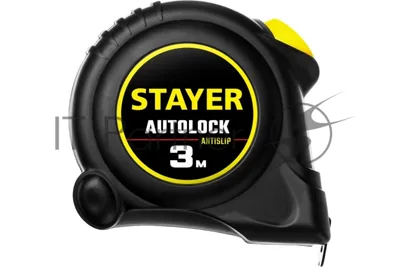 Рулетка Stayer АutoLock 3м/16мм с автостопом 2-34126-03-16_z02