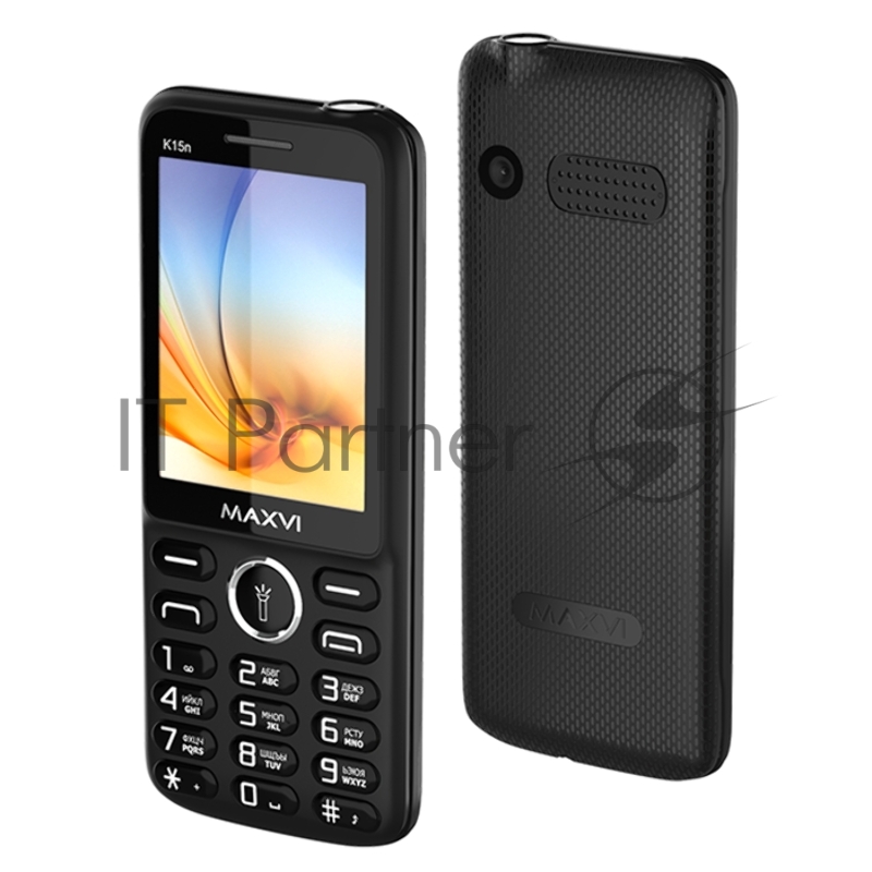 Мобильный телефон Maxvi K15n черный