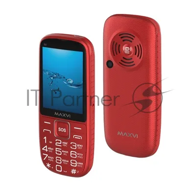 Мобильный телефон Maxvi B9 красный
