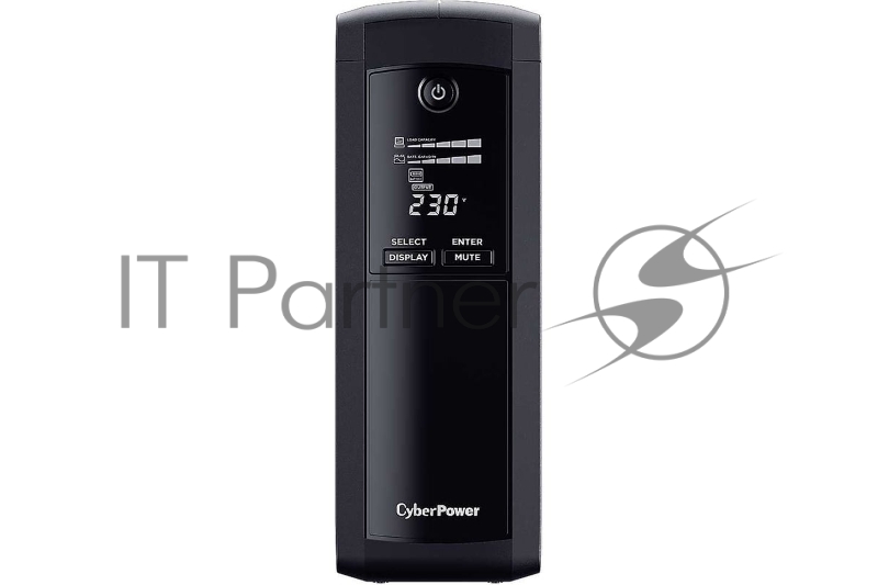 Источник бесперебойного питания CyberPower VP1200EILCD/1200 ВА/720 Вт/USB/RS-232/RJ-11/RJ-45/8xIEC 320 C13 (компьютерный)