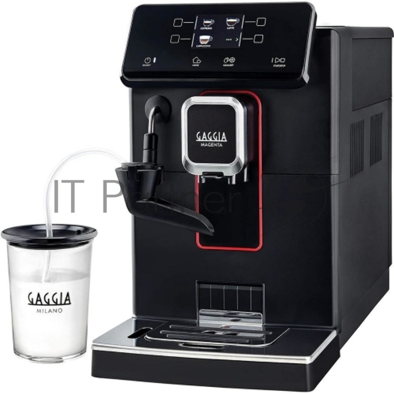 Кофемашина автоматическая Gaggia MAGENTA MILK BK 8701/01 черный, исп. кофе - молотый/зерновой, 1.8 л, 1900 Вт, 15 бар