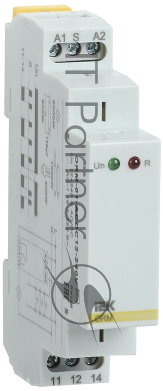 Импульсное реле ORM 1 контактакт 12-240 В AC/DC IEK ONI