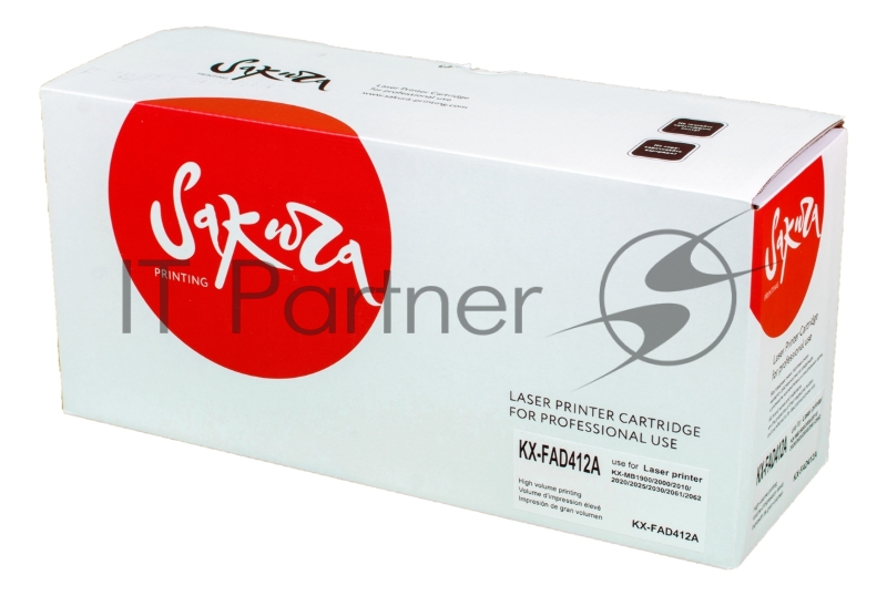 Фотобарабан Sakura KXFAD412А для Panasonic KX-MB1900ru/KX-MB1900/KX-MB2000/KX-MB2000ru/KX-MB2010/KX-MB2010ru/KX-MB2020/KX-MB2025/KX-MB2030/KX-MB2051, 6000 к.