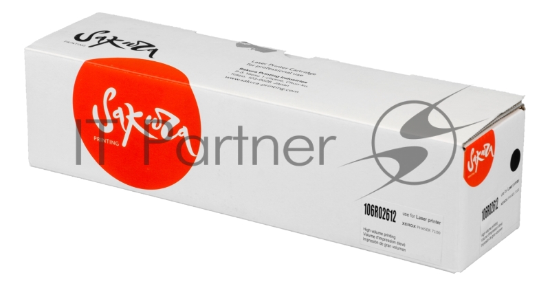 Картридж лазерный Sakura 106R02612 для Xerox Phaser 7100, черный, 10 000 к. (в комплекте 2 шт., на 5 000 к. каждый)