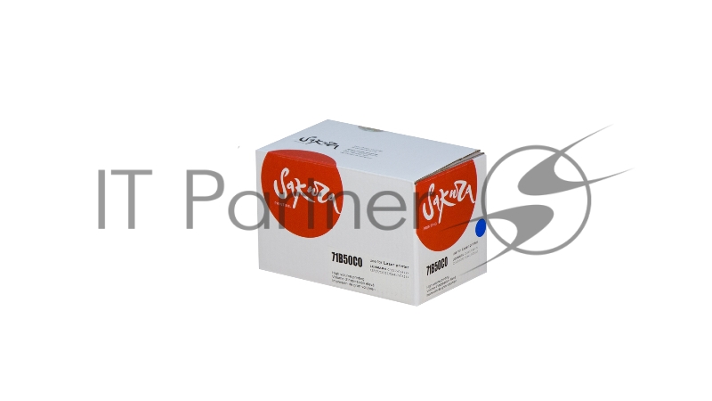 Картридж Sakura 71B50C0 для Lexmark CS317dn/ CS417dn/ CS517de/ CX317dn/ CX417dn/ CX417de/ CX517de, синий, 2300 к.