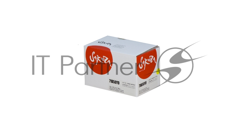 Картридж Sakura 71B50Y0 для Lexmark CS317dn/ CS417dn/ CS517de/ CX317dn/ CX417dn/ CX417de/ CX517de, желтый, 2300 к.