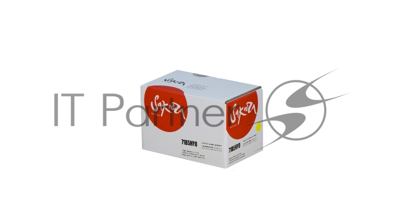 Картридж Sakura 71B5HY0 для Lexmark CS417dn/CS517de/CX417de/CX517de, желтый, 3500 к.