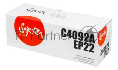 Картридж лазерный Sakura C4092A/EP22 для HP LJ 1100/1100A/3200; Canon LBP-800/810/1110/1120, черный, 2500 к.