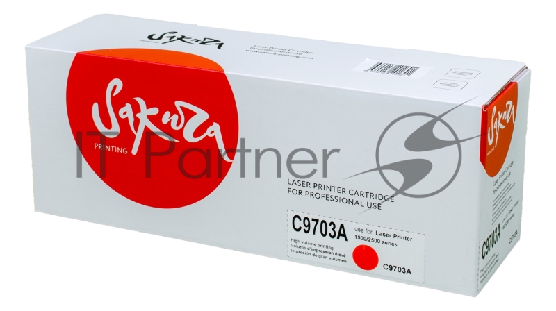 Картридж лазерный Sakura C9703A для HPColor LaserJet 1500/2500 series, пурпурный, 4000 к.