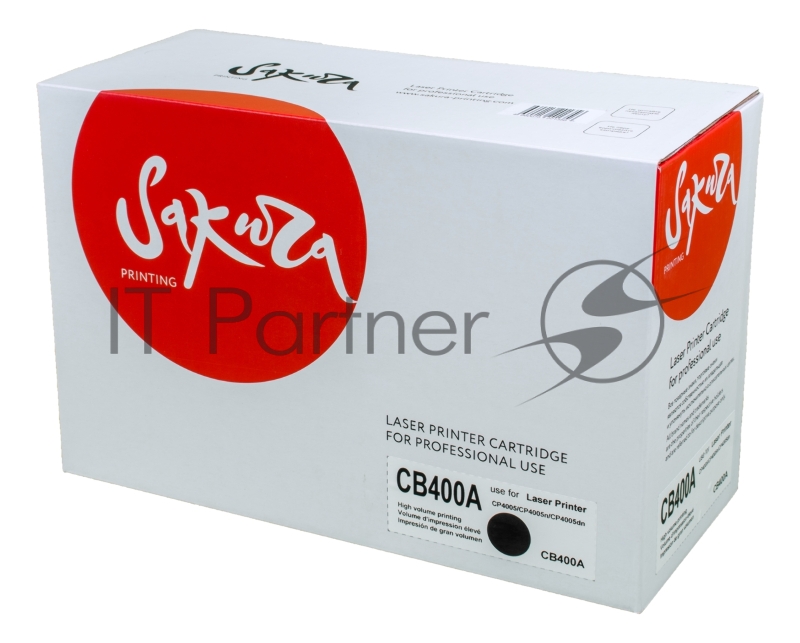 Картридж лазерный Sakura CB400A для HPColor LaserJet CP4005/CP4005n/CP4005dn, черный, 7500 к.