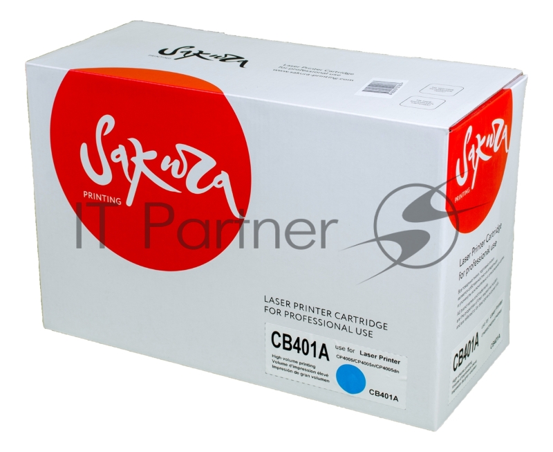 Картридж лазерный Sakura CB401A для HPColor LaserJet CP4005/CP4005n/CP4005dn, синий, 7500 к.