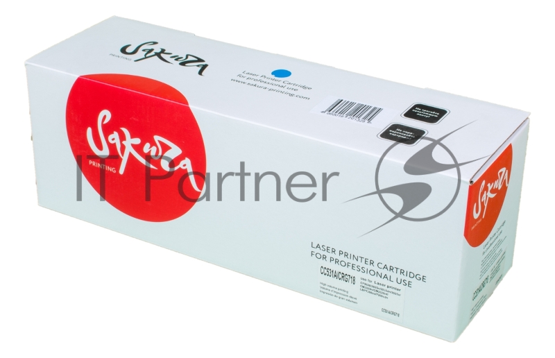 Картридж лазерный Sakura CC531A для HPColor LaserJet CM2320fxiMFP/CM2320nMFP/CM2320nfMFP/CP2025/CP2025n/CP2025dn/CP2025x,Canon LBP 7200/7200cn/iC MF8330/8350Cdn, синий, 2800 к.