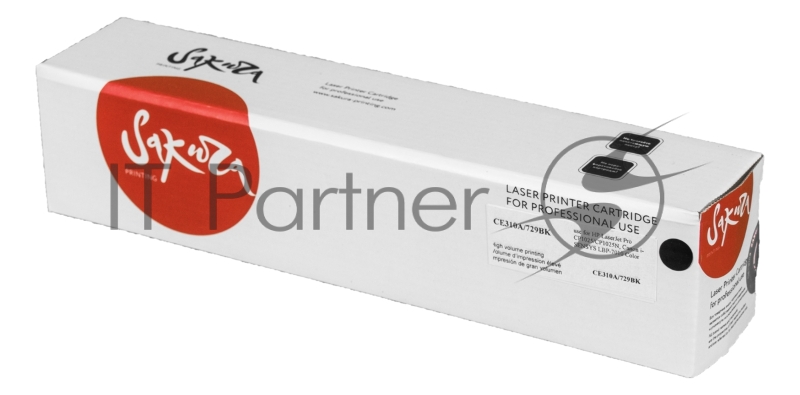Картридж лазерный Sakura CE310A для HP LaserJet Pro CP1025/CP1025N, Canon i-SENSYS LBP-7010 Color черный, 1200 к.