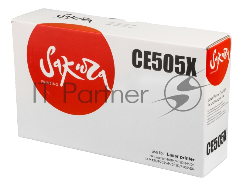 Картридж лазерный Sakura CE505X для HP LaserJet P2055, P2055D, P2055DN черный, 6500 к.