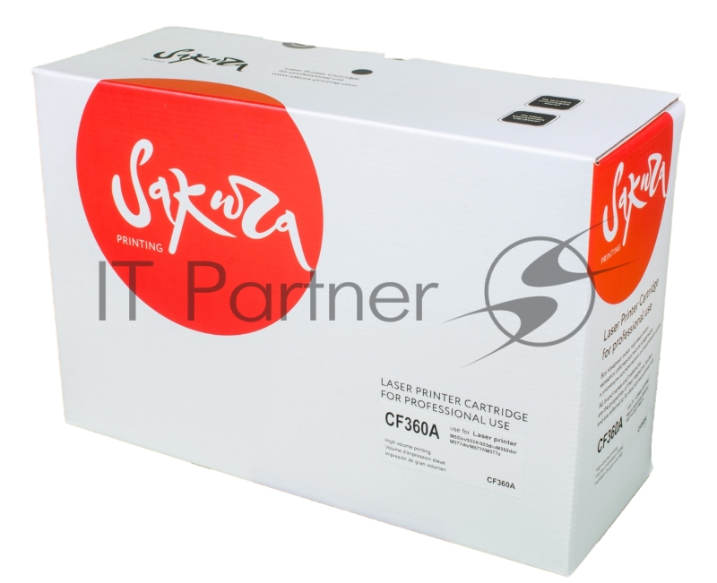 Картридж лазерный Sakura CF360A HP Color LaserJet Enterprise M553n/553X/553dn HP Color LaserJet Enterprise M552d, черный, 6000 к.