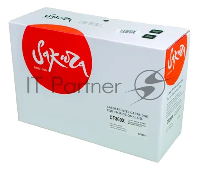 Картридж лазерный Sakura CF360X для HP Color LaserJet Enterprise M553n/553X/553dn HP Color LaserJet Enterprise M552dn, черный, 12500 к.