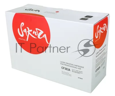 Картридж лазерный Sakura CF363A для HP Color LaserJet Enterprise M553n/553X/553dn HP Color LaserJet Enterprise M552dn, пурпурный, 5000 к.