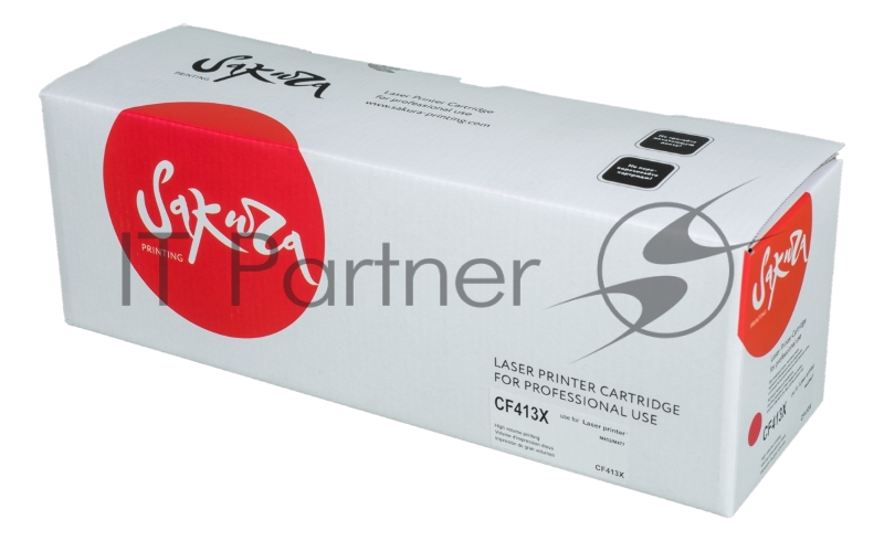 Картридж лазерный Sakura CF413X для HP LaserJet Pro M452nw, M452dn, M477fnw, M477fdw, M477fdn, M377dw, пурпурный, 5000 к.