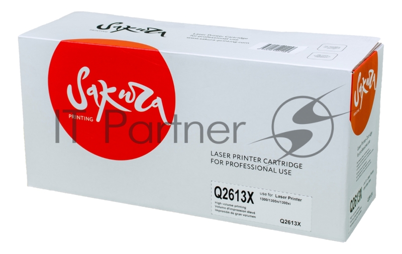Картридж лазерный Sakura Q2613X для лазерного принтера HPLaserJet 1300/1300n/1300x, черный, 4000 к.
