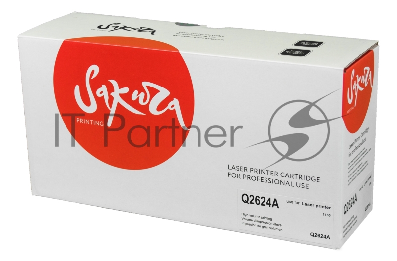 Картридж лазерный Sakura Q2624A для HP LaserJet 1150, черный, 2500 к.