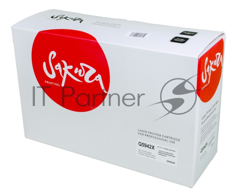 Картридж лазерный Sakura Q5942X для HP LaserJET 4200/4300/4240/4240N/4250/4350/4345Series, черный, 12000 к.