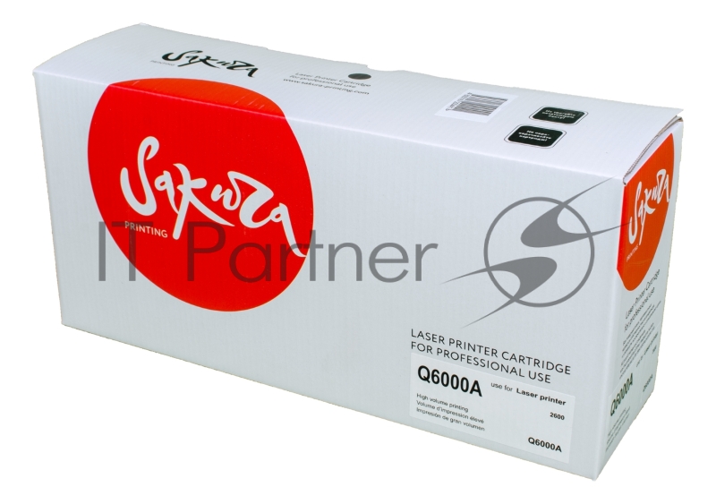 Картридж лазерный Sakura Q6000A для LaserJet 1600/2600n/2605/2605dn/2605dtn/CM1015MFP/CM1017MF, черный, 2500 к.