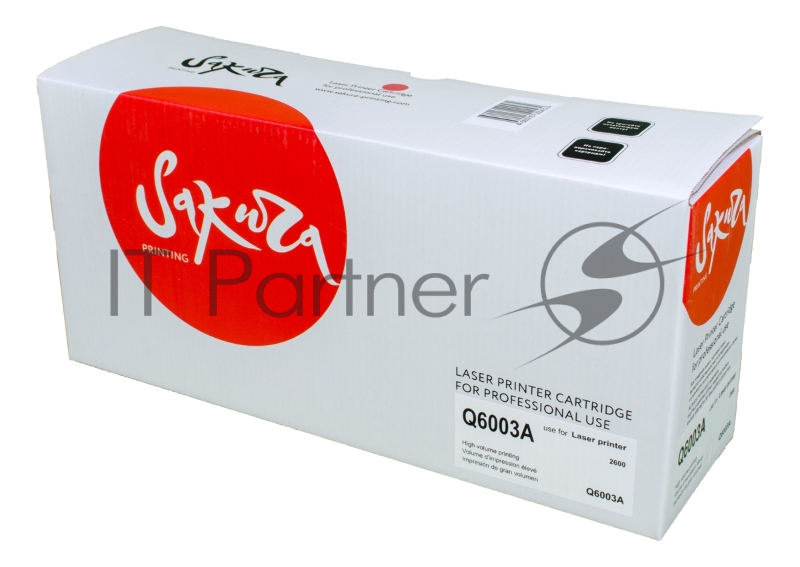 Картридж лазерный Sakura Q6003A для LaserJet 1600/2600n/2605/2605dn/2605dtn/CM1015MFP/CM1017MFP, пурпурный, 2000 к.