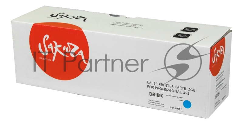 Картридж лазерный Sakura 106R01160 для Xerox Phaser 7760,синий, 25 000 к.