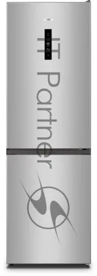 Холодильник Gorenje NRK619FAS4 серый двухкамерный 207/93л морозилка снизу, No Frost