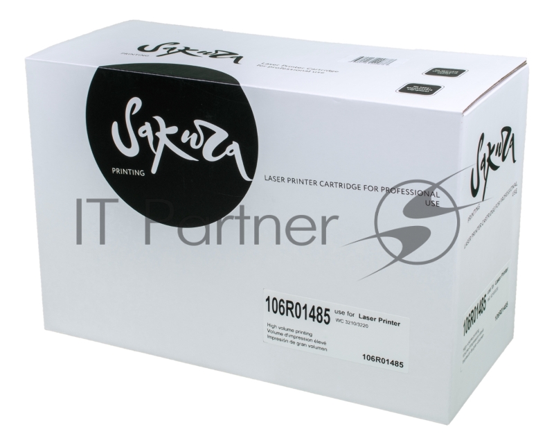 Картридж лазерный Sakura 106R01485 для Xerox WC 3210/3220, черный, 2000 к.