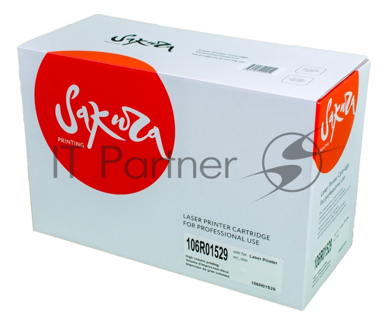 Картридж лазерный Sakura 106R01529 для Xerox WC_3550, черный, 5000 к.