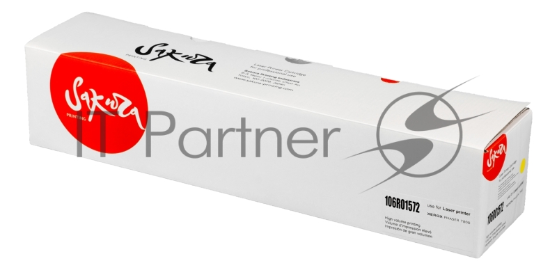 Картридж лазерный Sakura 106R01572 для Xerox Phaser 7800, желтый, 17 200 к.