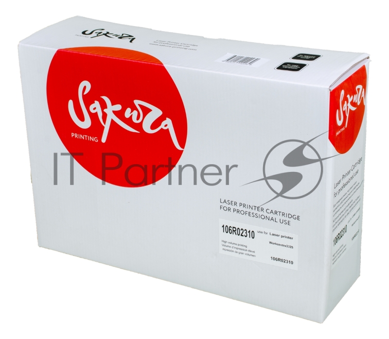 Картридж лазерный Sakura 106R02310 для Xerox WC_3315/WC_3325, черный, 5000 к.