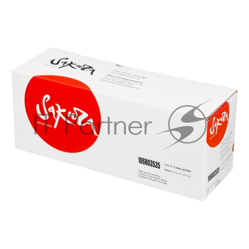 Картридж Sakura 106R03535 для Xerox Phaser VersaLink C400/ C405, пурпурный, 8 000 к.
